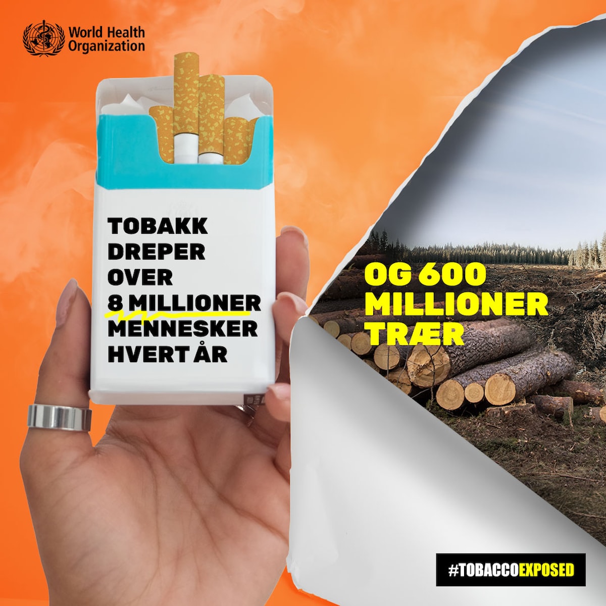 Tobakksundustrien: Prøv våre håndlagde produkter (WHO)