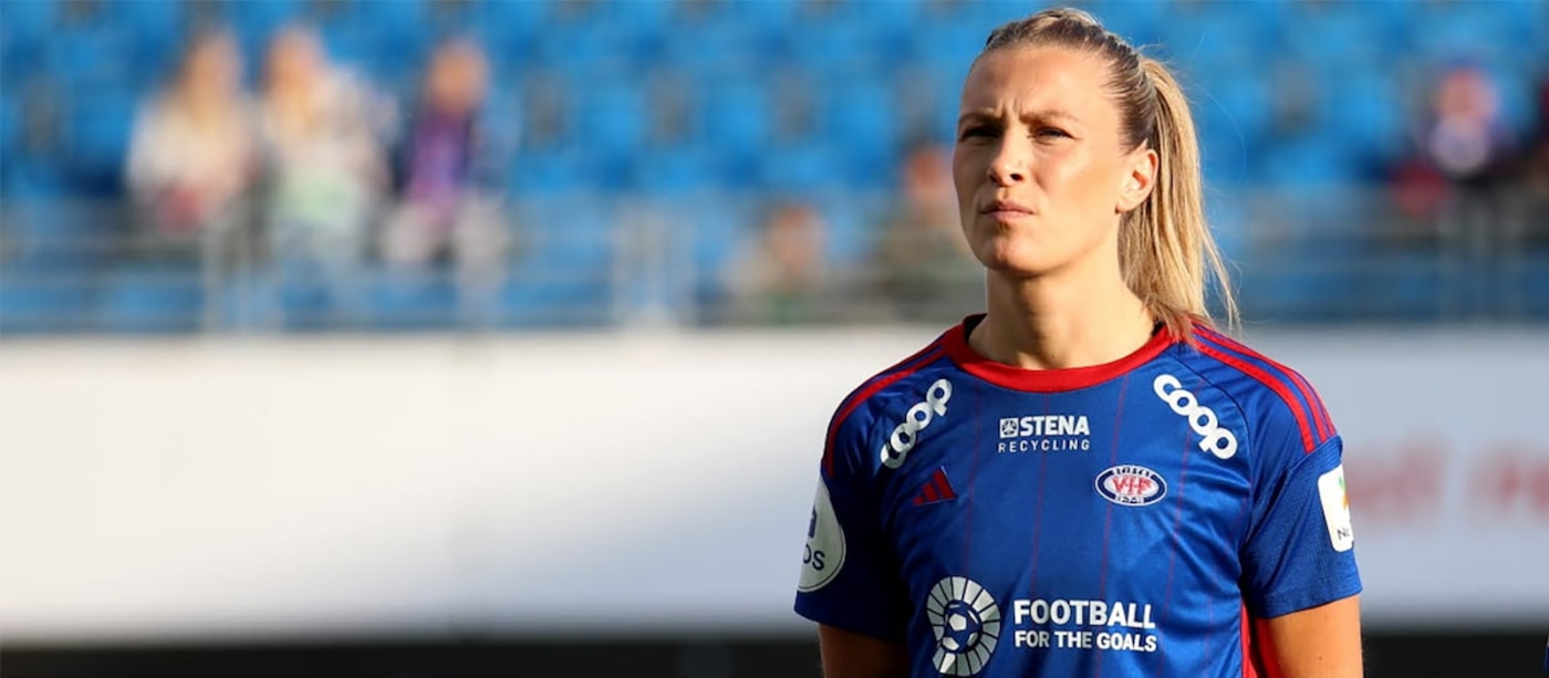 Mimmi Löfwenius Veum på fotballbanen