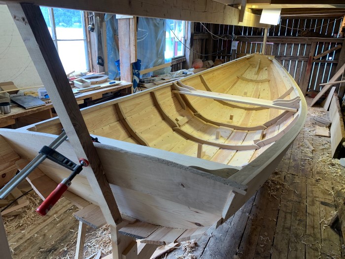 Bygging av Agderpram