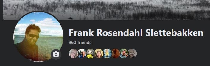 Frank Rosendahl Slettebakken sin Facebook-profil