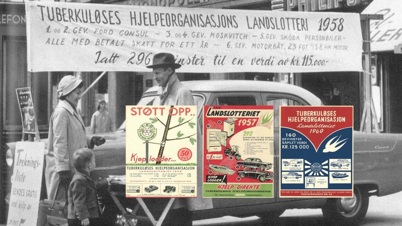 LHL-lotteriet, bilde fra 1958