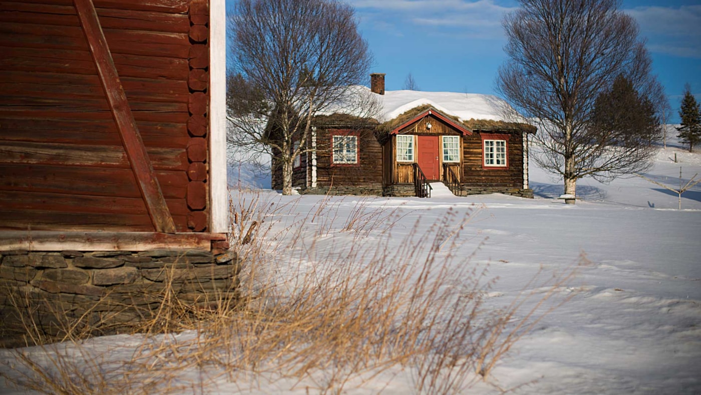 Laftet trehus i Tynset