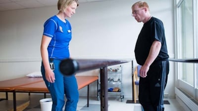 Rehabilitering, balansetrening, ved Hjerneslag, Skogli Helse- og Rehabiliteringssenter
