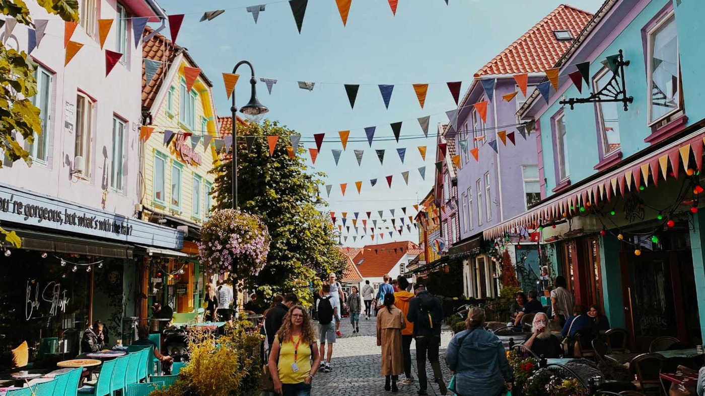 Bilde fra Rogaland, Stavanger, Lyckliga gatan